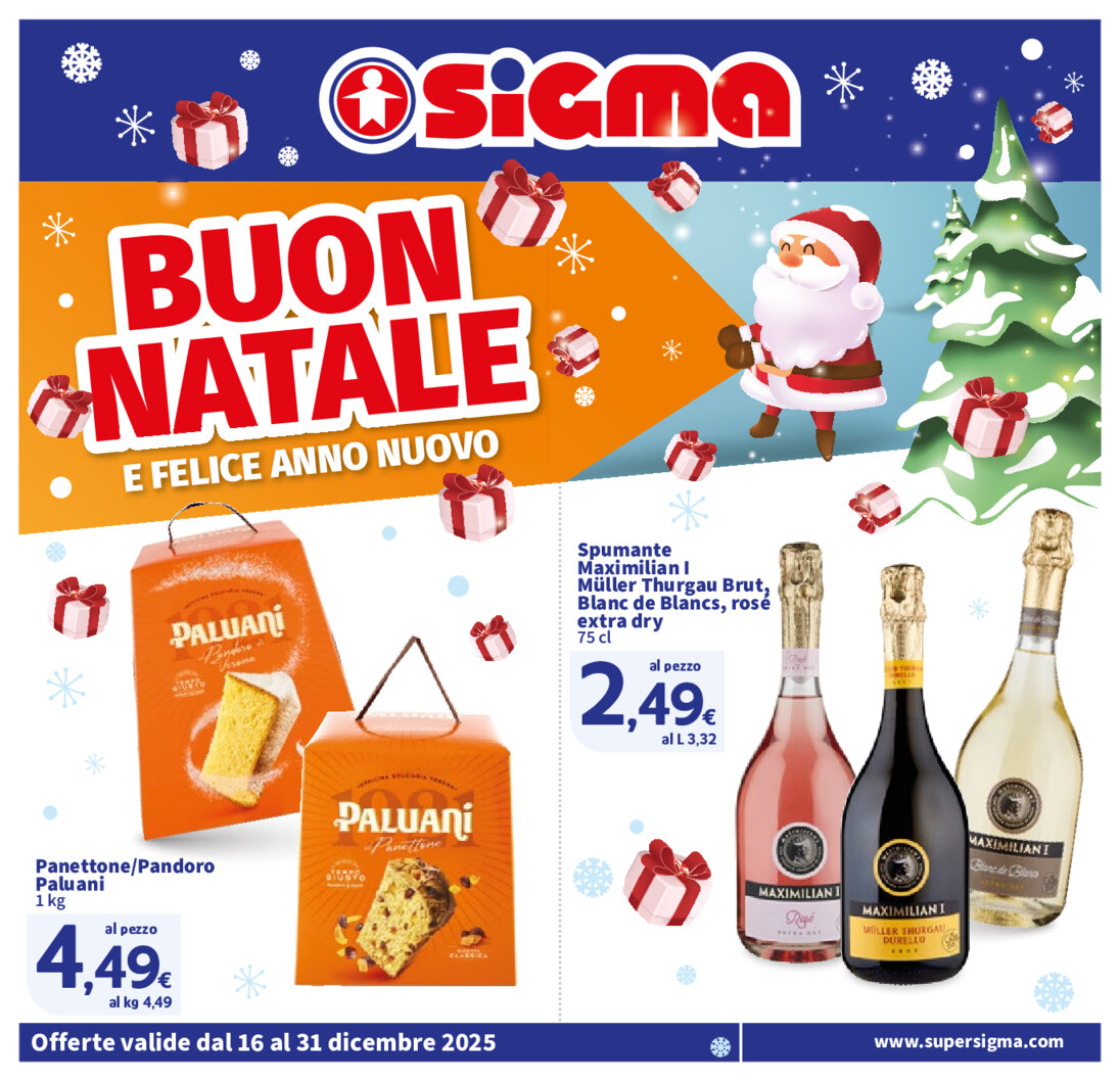 Volantino promozioni<br>dal 15 al 31 dicembre 2025